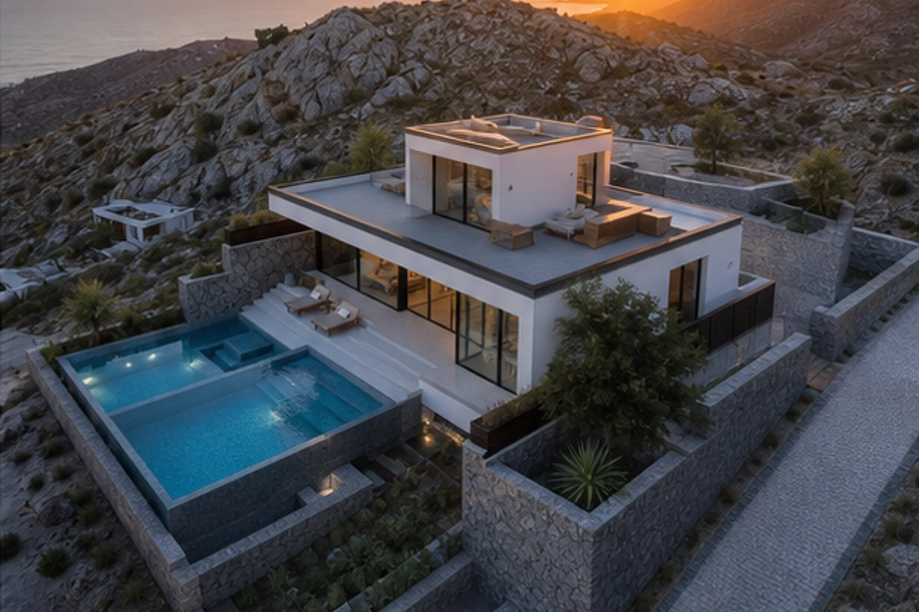 Villa Altura, vista aerea
