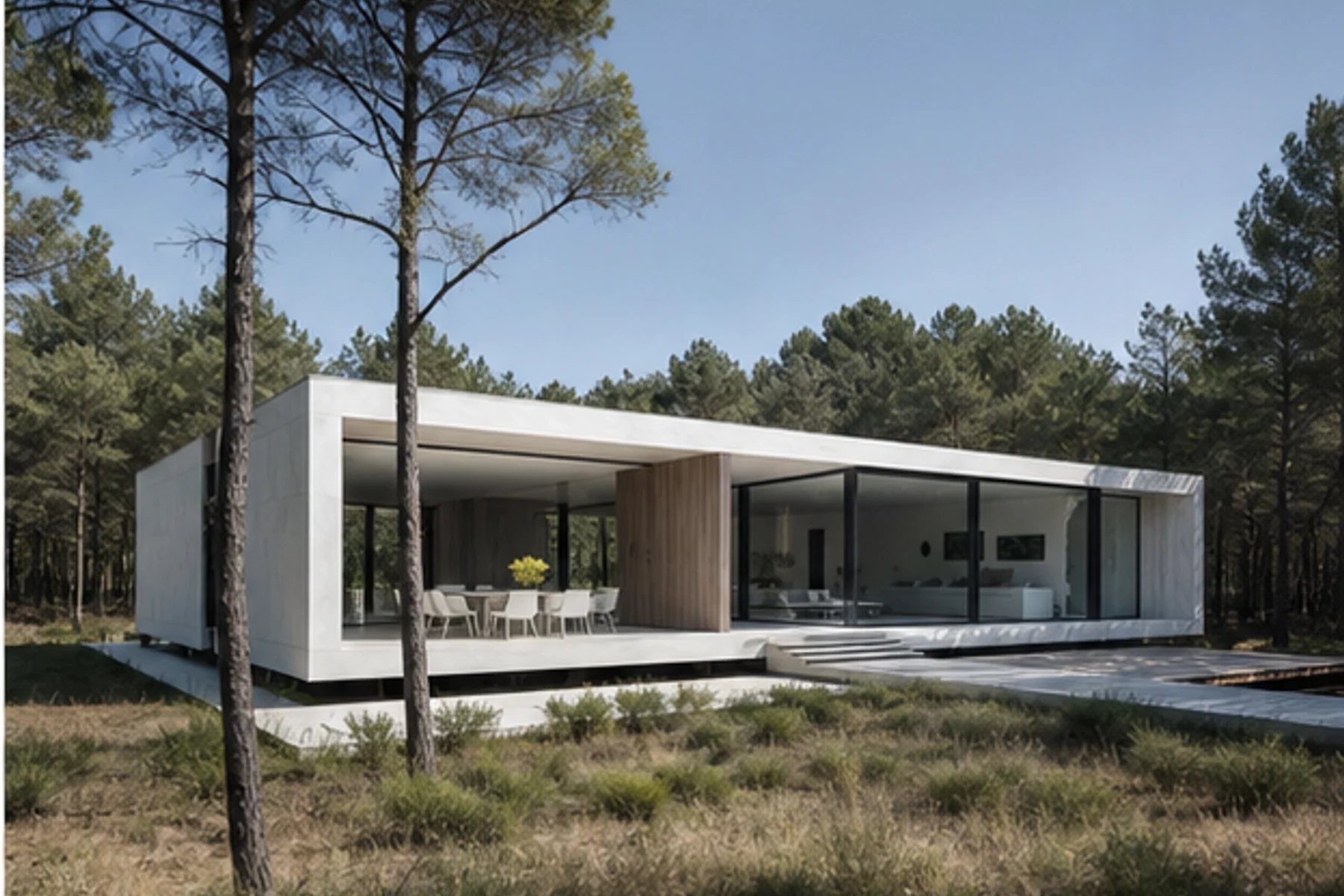 Villa Radura, vista esterna tre quarti