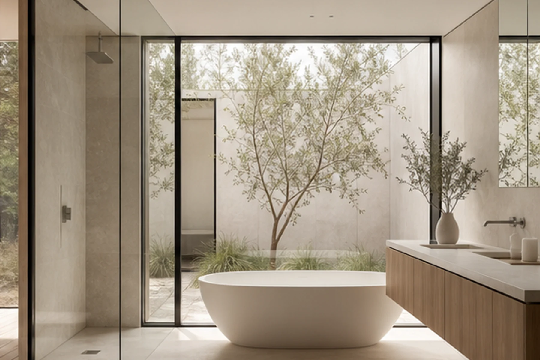 Villa Radura, bagno spa