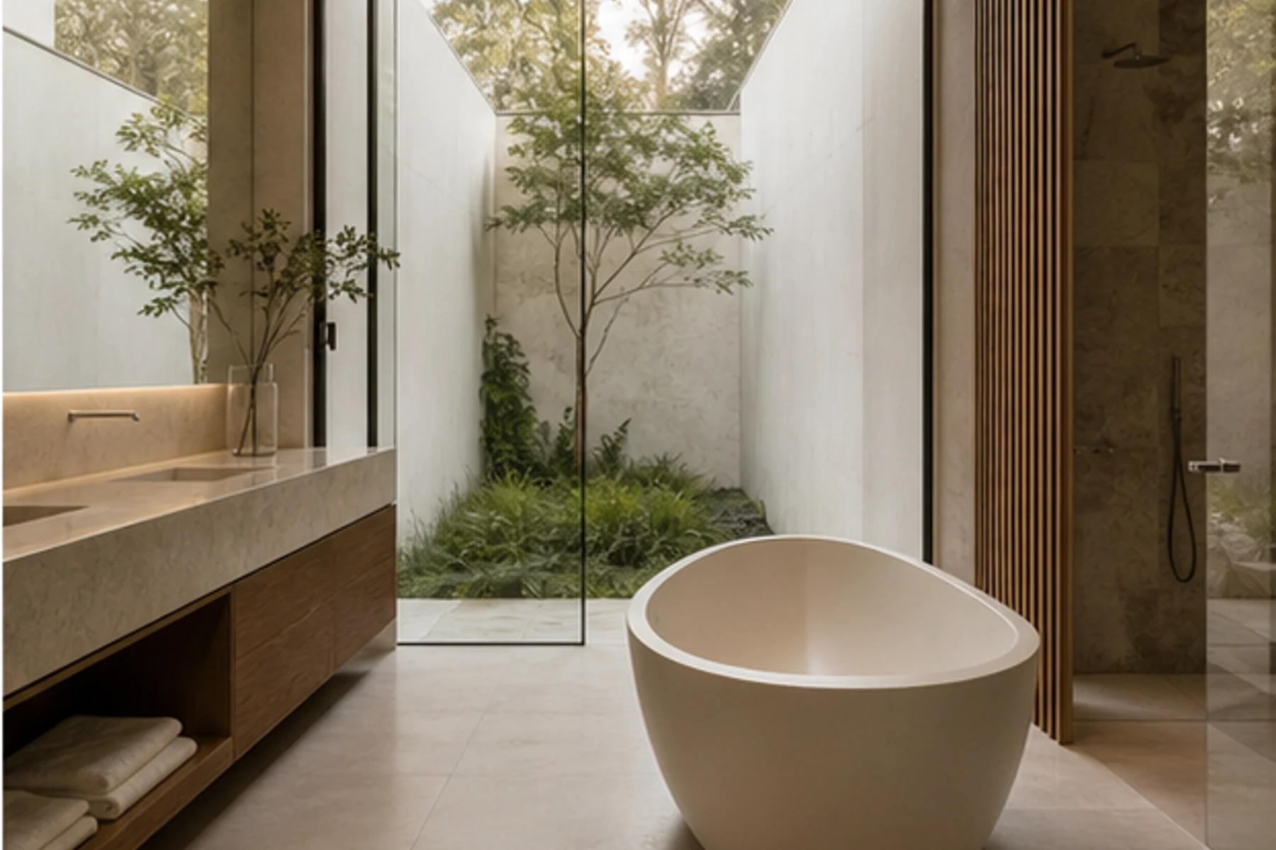 Villa Specchio, bagno spa