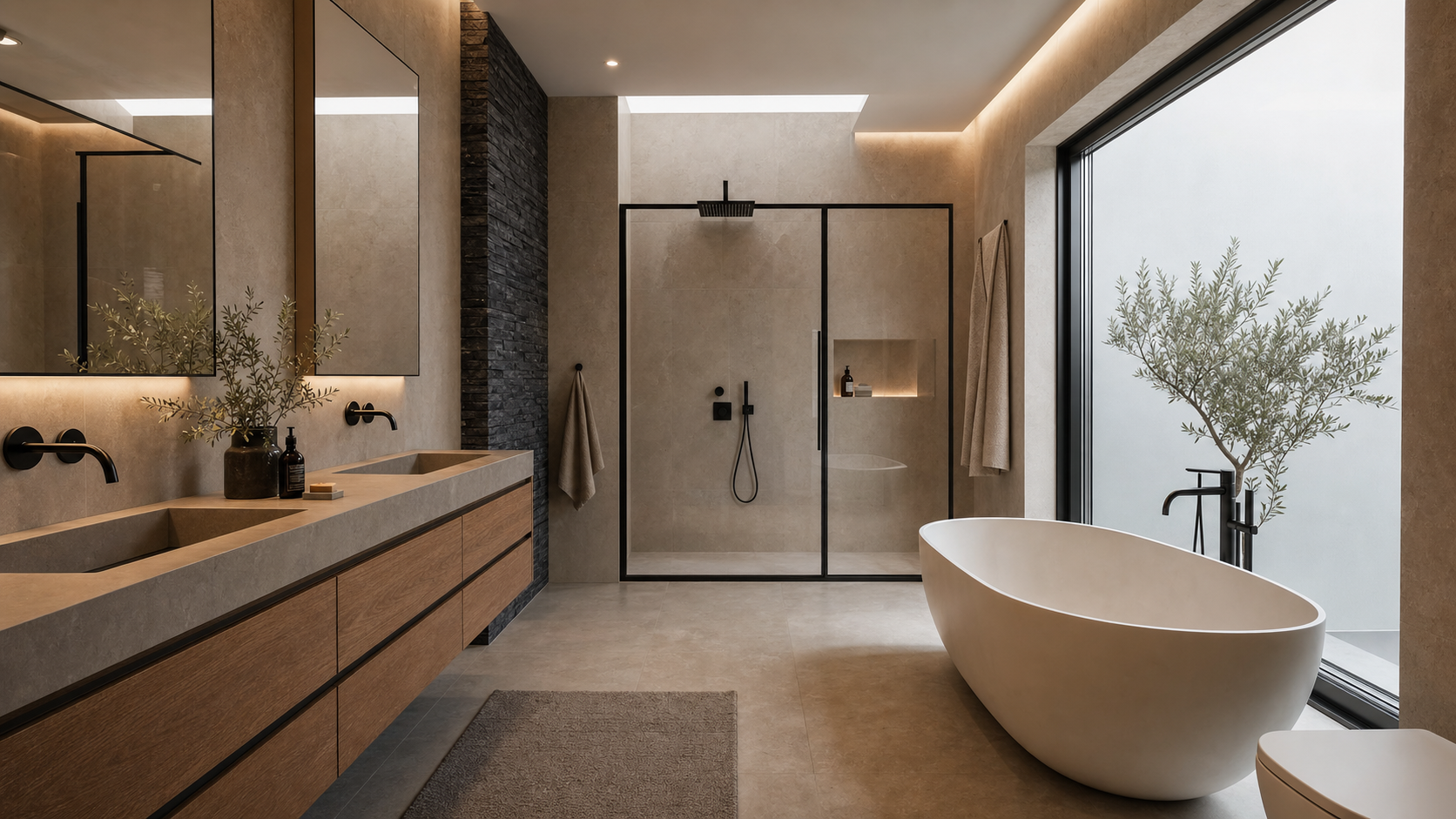 Bagno master di Villa Corte Luce