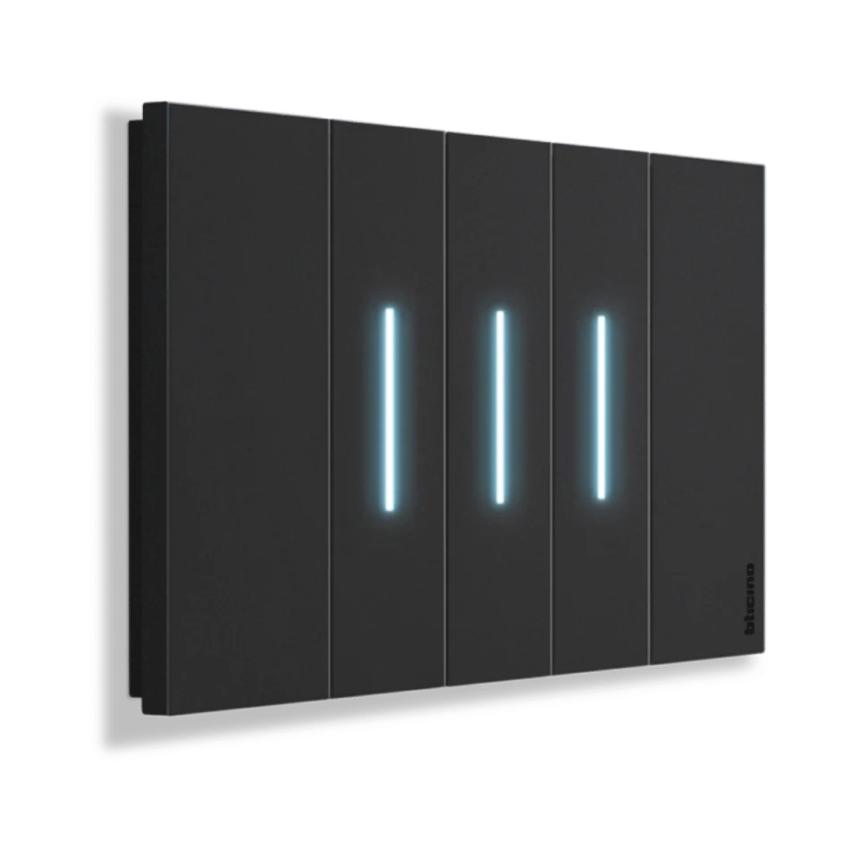 Comando BTicino Living Now con LED acceso